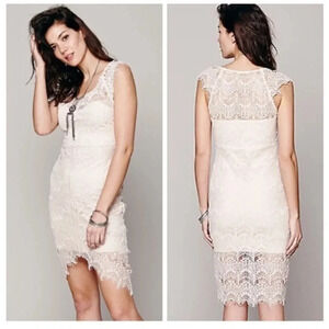 Intimately Free People Peekaboo Lace Slip Dress Women’s size Medium